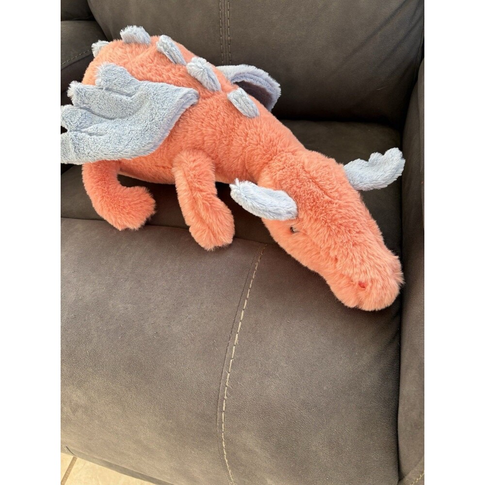 AUTHENTIC Retired Jellycat London Large Persimmon Dragon 20" Plush Toy
